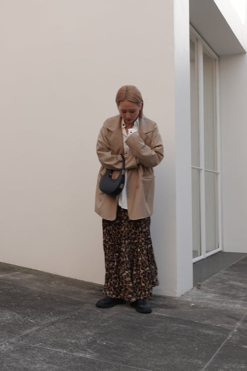 レオパードボリュームスカート